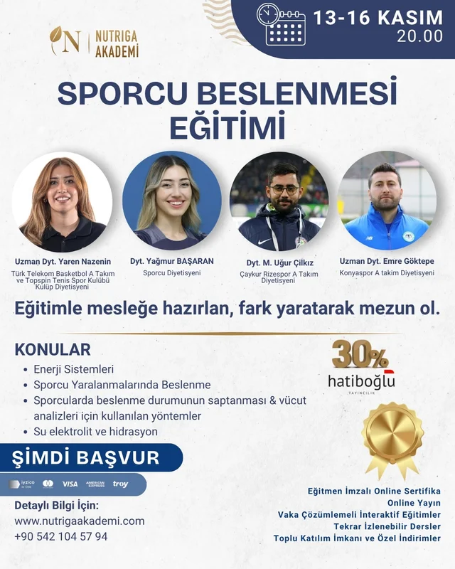 Sporcu Beslenmesi Eğitimi