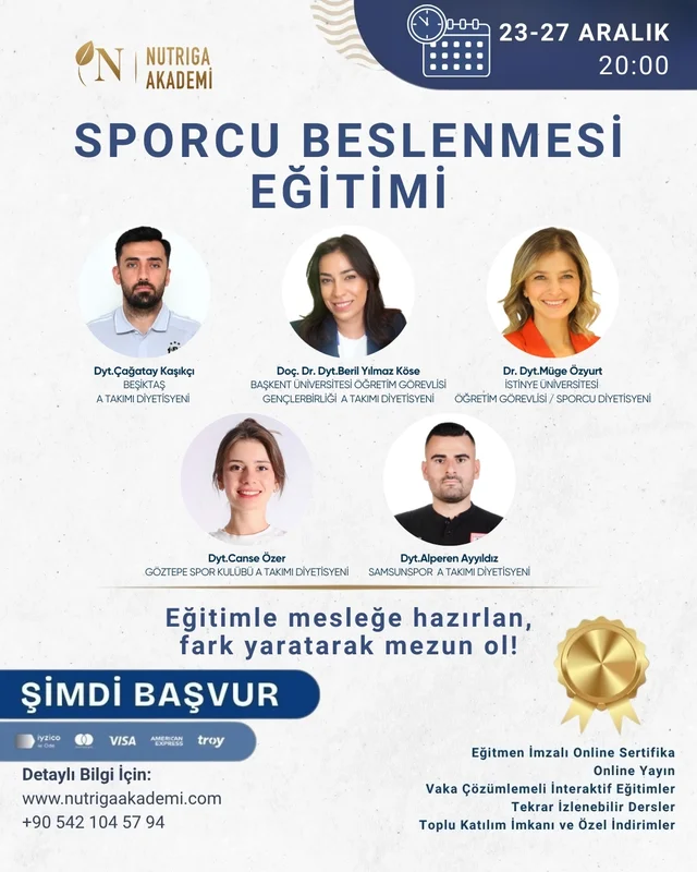 SPORCU BESLENMESİ EĞİTİMİ II