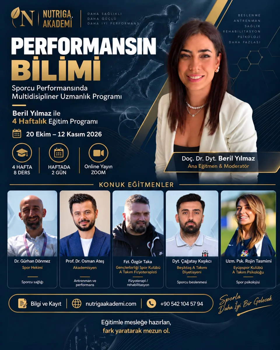 PERFORMANSIN BİLİMİ - Sporcu Performansında Multidisipliner Uzmanlık Programı